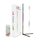 Aluminum Alloy Symphony RGB Floor Lamp Dimmable Color Changing LED Foot Lamp