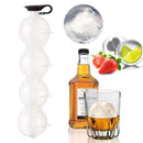 Moulds Ice Box Molds Ice Hockey 4 Cavity 2.2inch Ice Cube Maker 4 Ball Maker
