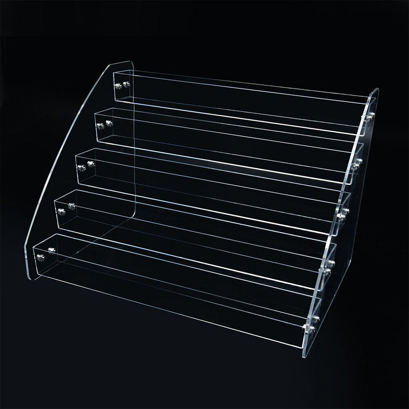 Tiered Acrylic Rack Nail Polish Display Jewelry Stand Kitchen Spice Storage Box