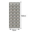 2pcs Hat Rack 24 Pocket Over-The-Door Cap Organizer(Dark Grey)