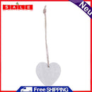 10pcs Mini Wooden Hearts Pendant Ornaments Wooden Crafts Party Wedding Decor