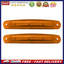 1Pair 9LED Truck Trailer Bus Side Marker Light Indicator Turn Signal Lamp 12-24V