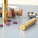 Retro Cylindrical Seal Wax Brass Envelope Seal Stamp Customs Accessory (D) Newly