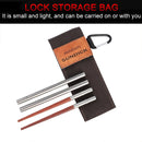 Foldable Chopsticks, Detachable Collapsible Wood Chopsticks with Storage Ba