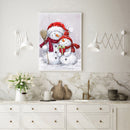 Full Round Drill Diamond Painting Snowman Mosaic Kits DIY Artwork (NH522)