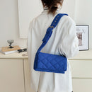 Simple Crossbody Handbags Nylon Cloth Messenger Handbags Square Pouch for Travel