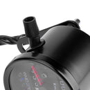 Universal LED Backlight Motorcycle Odometer KM/H Speedometer Gauge(Black) Newly