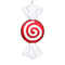 #A 15cm Candy Pendant Artificial Lollipops Reusable Christmas Tree Hanging Orn