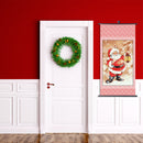 Hanging Santa Framed Picture Oil Paint By Numbers Hand Painted Picture Kid Gifts