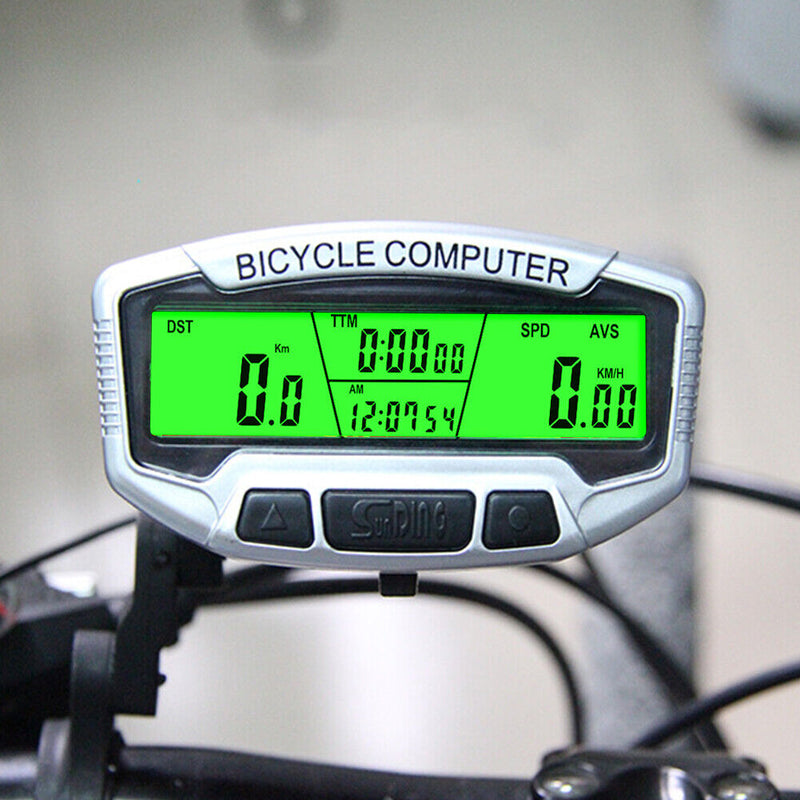 SUNDING Bike Backlight Code Table Speedometer Bicycle Digital LCD Computer Newly