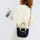 Small Crossbody Messenger Handbags Canvas Women Letter Print Shoulder Sling Bags