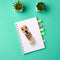 2pcs Animal 2-Strand 14CT Counted Cross Stitch Bookmarks (Dog- XJL013)
