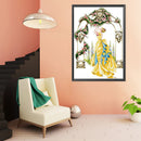 Partial Cross Stitch 14CT Rose Gate Counted Embroidery DIY Needlework Kits Craft
