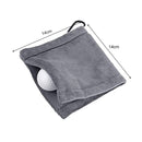 Golf Ball Cleaning Towel with Carabiner Hook Golf Club Head Wiping Cloth Cl
