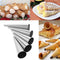 5pcs DIY Cones Stainless Steel Spiral Baked Croissants Tubes Pastry Mold(S)