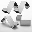 2pcs Door Hook Stainless Steel Kitchen Cabinet Clothes Pothook Hanger Holders