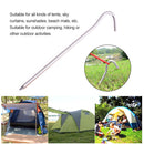 4pcs Garden Stakes with Hooks Awning Canopy Tent Nails for Hammock Awning Can