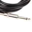 Guitar Bass 1/4'' 6.3mm To USB Link Connection Instrument Cable Adapter