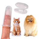 Pet Dog Cat Silicone Finger Toothbrush Oral Dental Cleaning Teeth Care(02)