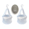 Foldable Beauty Tools Cleaner Combination Set Hanging Drying Rack Net for S