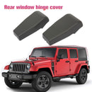 2pcs Car Rear Window Hinge Cover for Jeep Wrangler JK 07-17 Outdoor Cap Decor