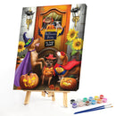Halloween Golden Retriever Dog Cat Oil Paint By Numbers Kit 40x50cm (B1593)