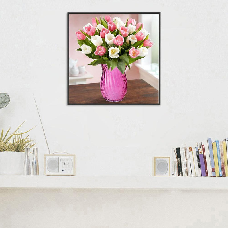 5D DIY Full Drill Diamond Painting Flowers Cross Stitch Mosaic Kits (hg367)