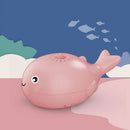 Electric Whale Floating Ball Toys Kid Cute Cartoon USB Fan Blow Water Games Toys