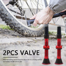 2 Pack 40mm Tubeless Tire Presta Valve Aluminum Alloy Stem for MTB Road Bike