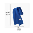 Solid color Klein blue Wrap Bandana Shawl Knitted long scarf Wool warm scarf