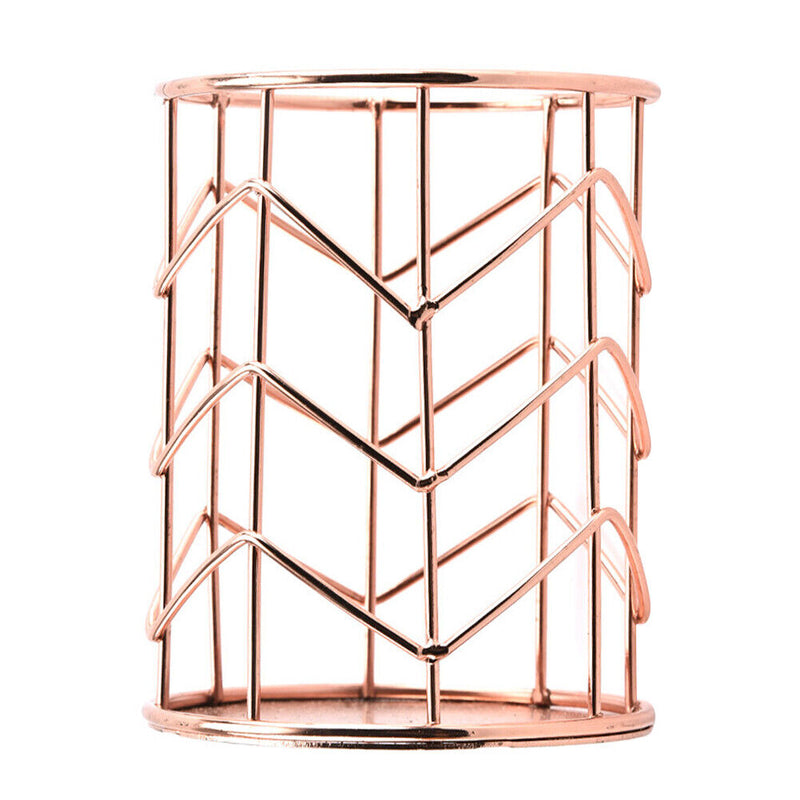 Nordic Style Hollow Pen Makeup Brushes Holder Storage Box Pencil Container