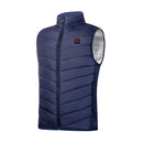 Heated Jacket Men Coat Intelligent USB Electric Winter Thermal Vest (L)