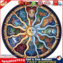 5D DIY Full Drill Diamond Painting Round Geometry Cross Stitch Embroidery Newly