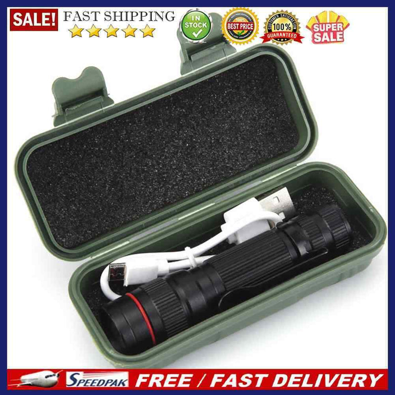 XPE LED Flashlight Rechargeable Ultra Bright Torch Lamp Powerful Camping Li