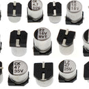 400pcs 1uF - 1000uF 6.3V-50V 24 Values SMD Aluminum Electrolytic Capacitors Kit