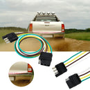 Tirol 2ft Trailer Light Wiring Harness 4 Way Flat 18 AWG Wire Connectors