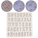 Fondant Cake Number Letter Mold Baking Accessories Decorating Tools Silicone