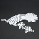 Cutting Die Decor Carbon Steel Rainbow Cloud Shape Craft Embossing-133495