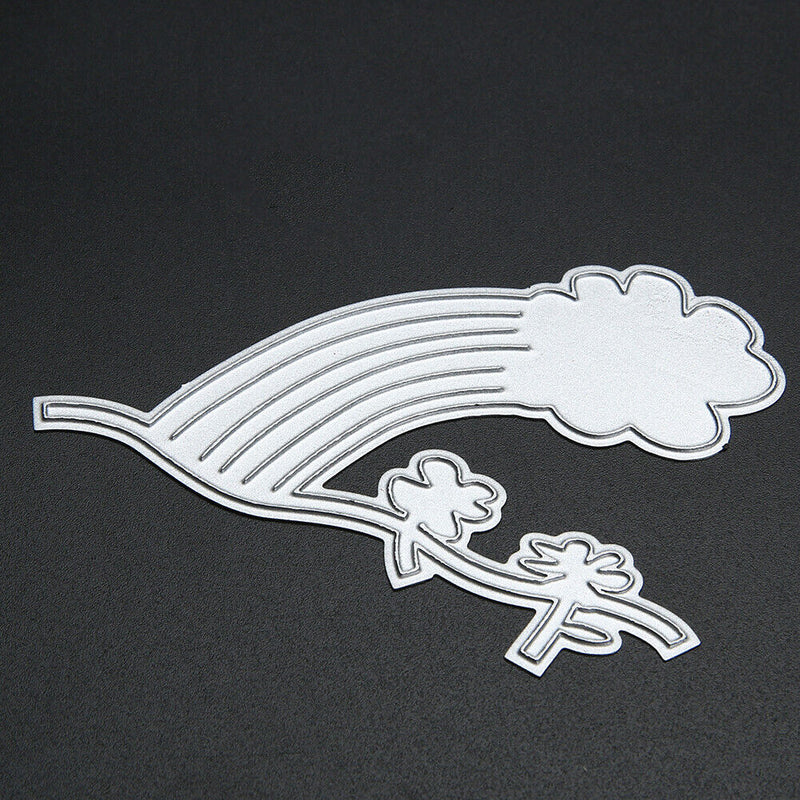 Cutting Die Decor Carbon Steel Rainbow Cloud Shape Craft Embossing-133495