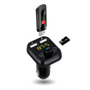 Bluetooth-compatible Handsfree Car Kit FM Transmitter LCD MP3 Player USB Charger