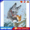 Donkey and Kitten Snow Oil Paint By Numbers Kits Canvas Wall DIY Picture