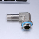 9mm OD PC Cooling System Part G1/4 Thread 90 Degree Elbow Pipe Connector Newly
