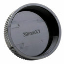 1Pc Rear lens cap cover For L39 M39 39mm screw L0Z0 N3W0 m J8Z5