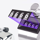 Tally 4 Digit Hand Clicker Mechanical Golf Training Counter (Metal Knob)