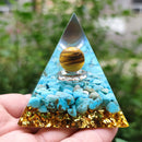 Crystal Energy Generator Pyramid Healing Stone Positive Energy Collect (E) Newly
