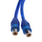 1pc 30cm 2 RCA Female to 1 RCA Male Splitter Cable for Car Audio System Newly