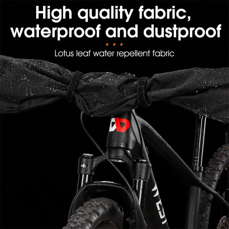 WEST BIKING Dust Cover Waterproof Mountain Bike Handlebar Rain Cover for Outdoor