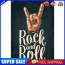 Rock and Roll Retro Metal Plate Tin Sign Plaque Poster for Bar Club Decor