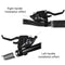 Durable 3 Speed Black Bike Accessories Speed Set Brake Shifter Sets V-Brake