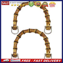 2pcs Bamboo Bag Handle Handbag DIY Tote Purse Replacement Accessories Making